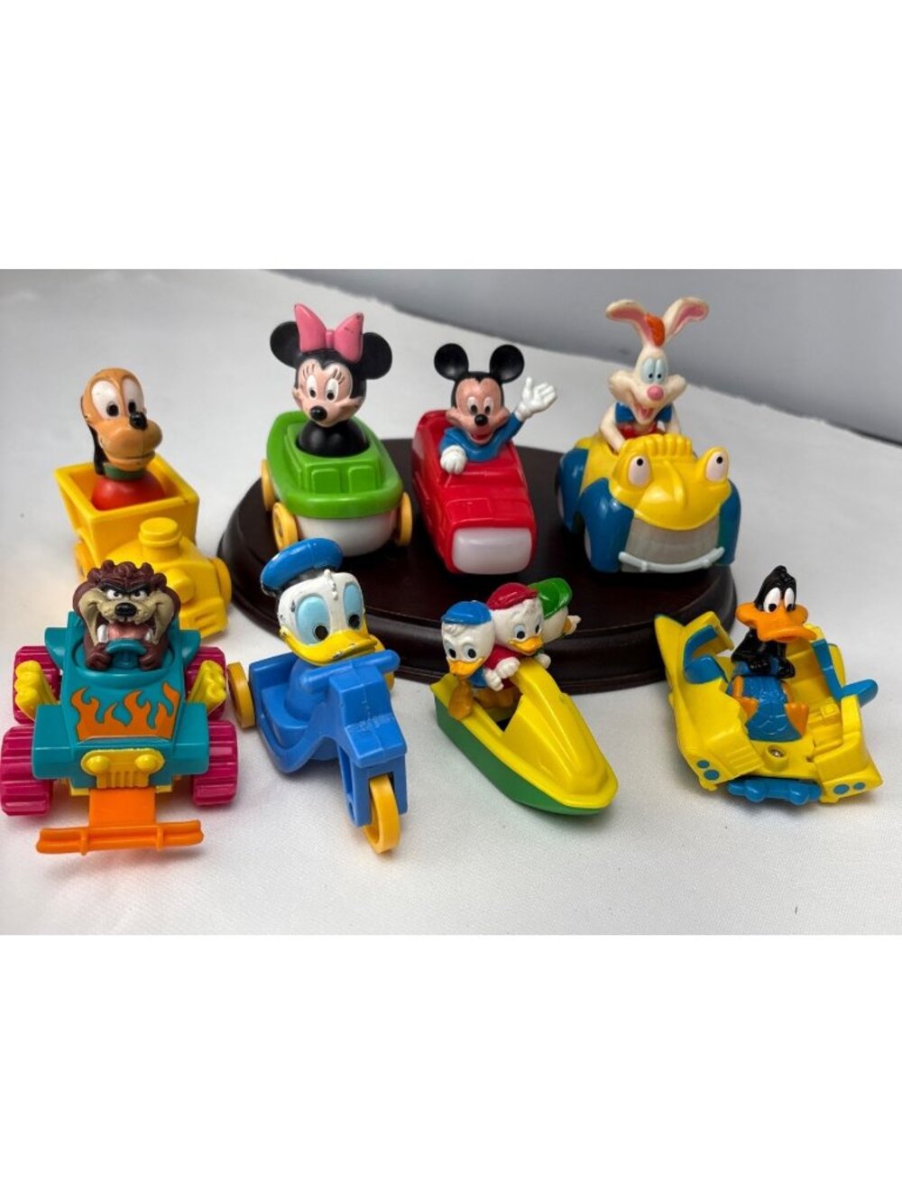 Disney & Looney Tunes Character Toy Cars Lot Collectibles Vintage